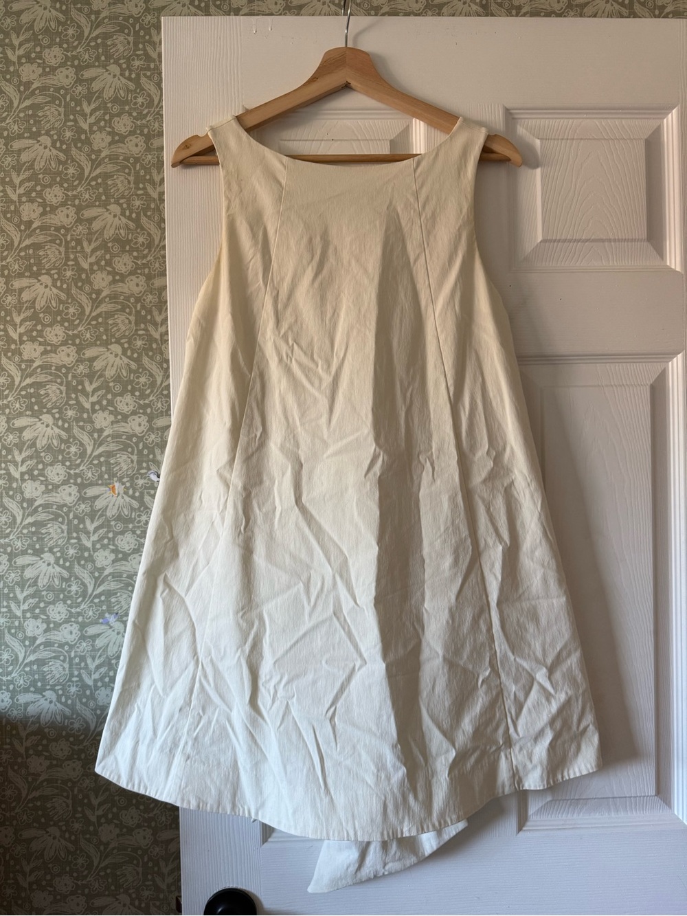 LPA Cream Sleeveless A-Line Dress